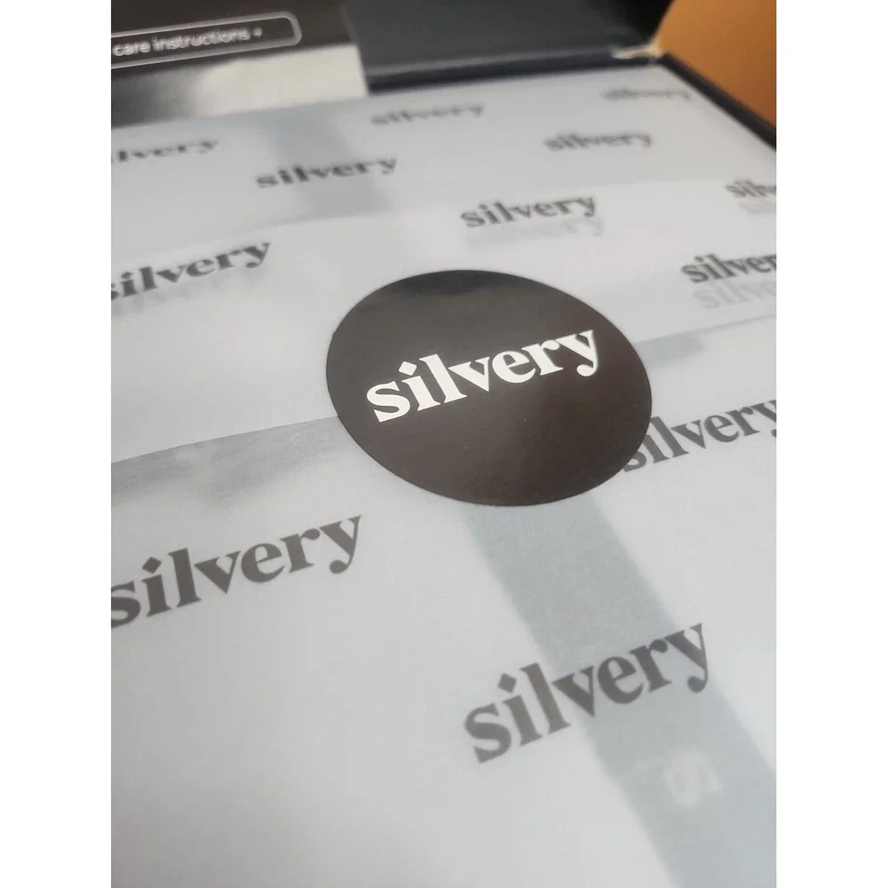 Silvery Bed Sheets 4 Pc Set Silver-Infused Soft Fabric Cool Gray King Size NIB